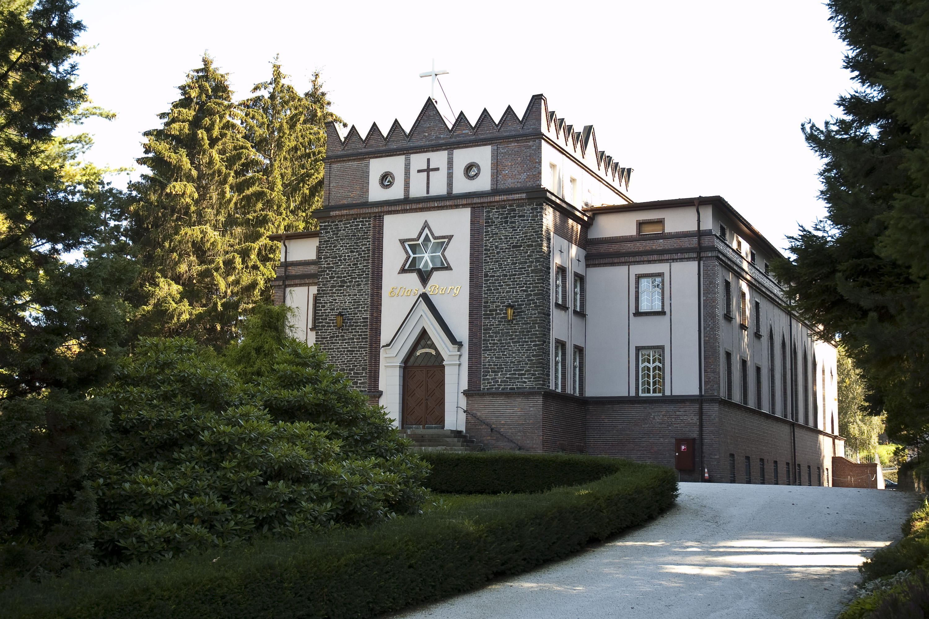 Die Eliasburg im Ortsteil Marterbüschel in Pockau-Lengefeld.