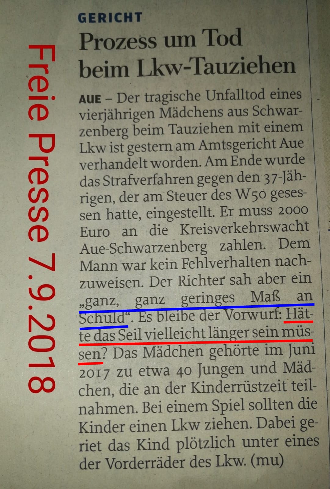 Prozess des Jugendwächters K., der im Büro der Eliasburg arbeitet